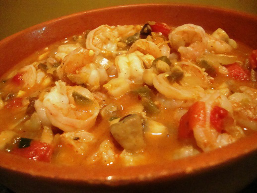salsa shrimp and grits